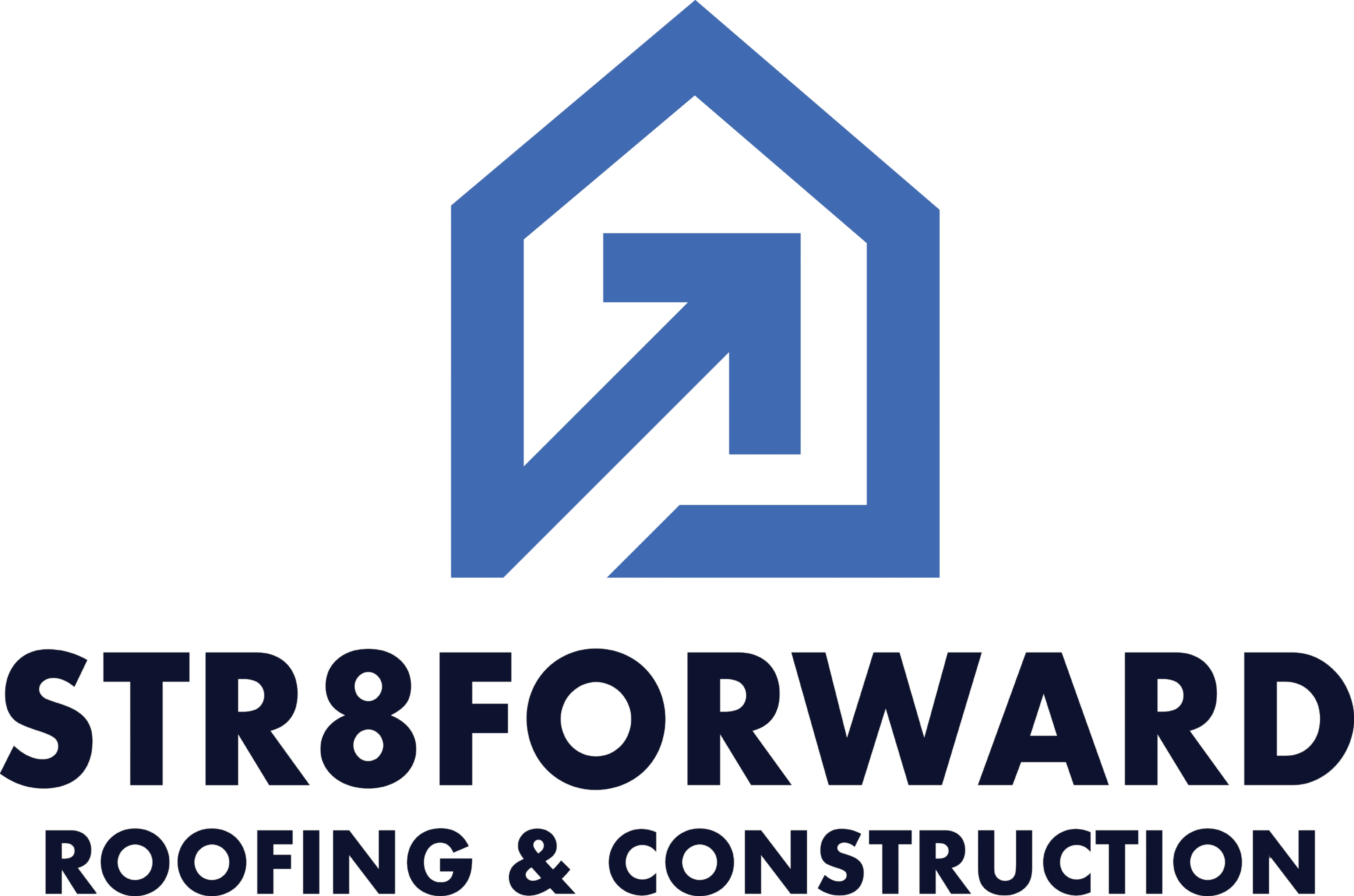 Str8Forward Roofing & Construction logo